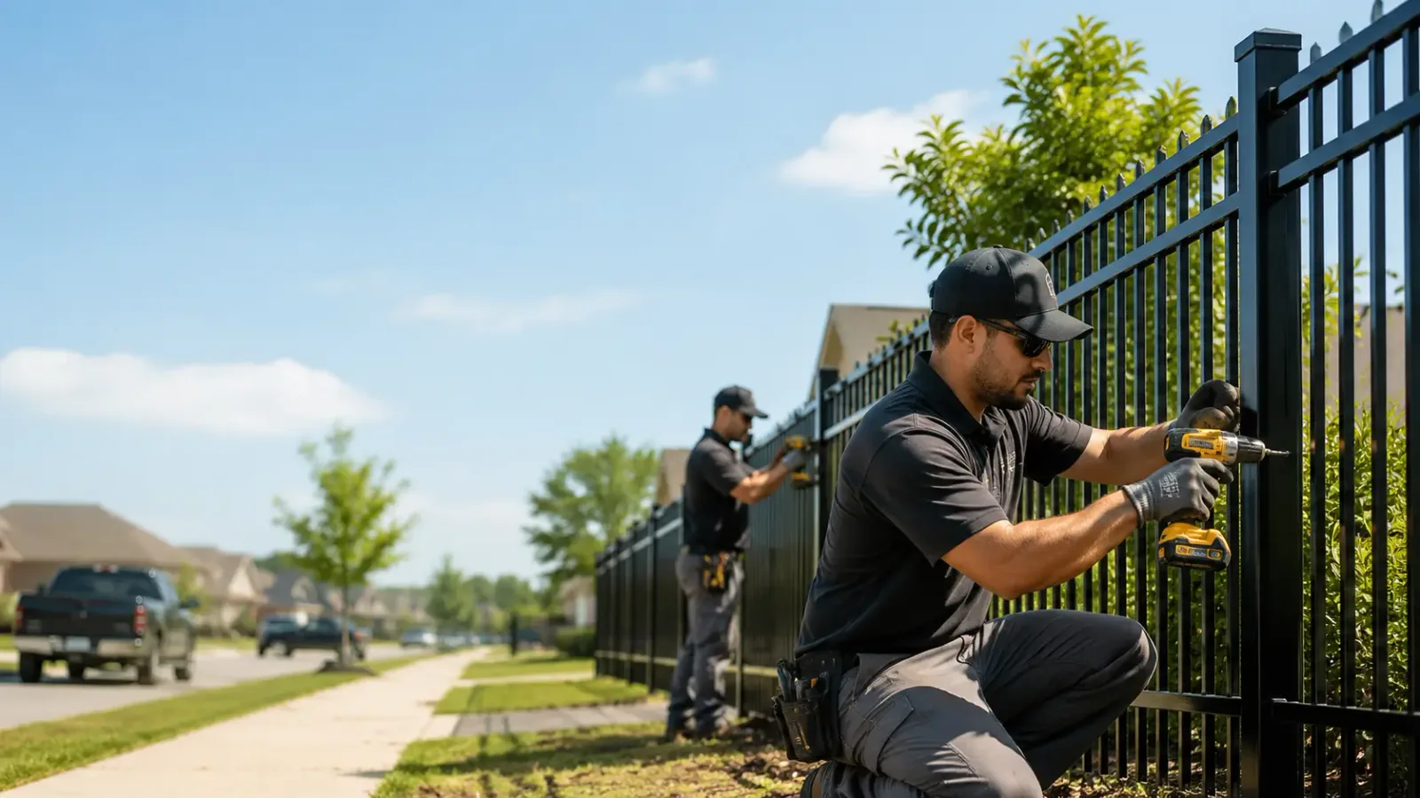 Metal Fence Installation in Montville, OH